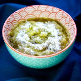 Eggplant with Almodrote & Moroccan Flat Breads